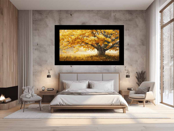 Golden Tree Painting  