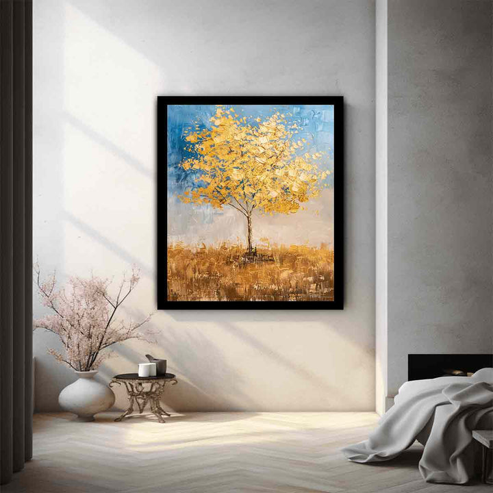 Gold Tree Painting 