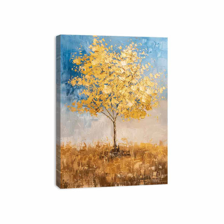 Gold Tree Painting 