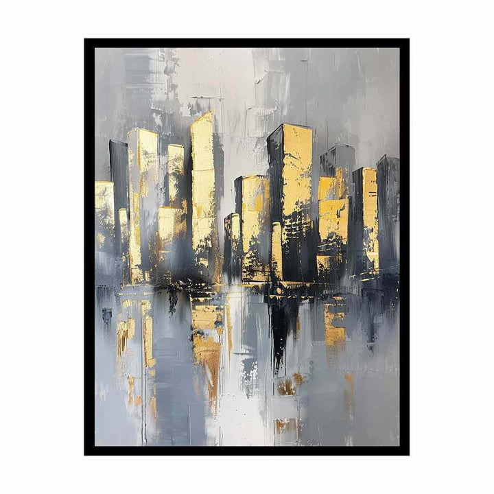 Cityscape Buildings Art 