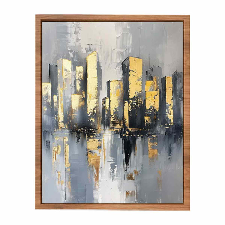 Cityscape Buildings Art  Painting