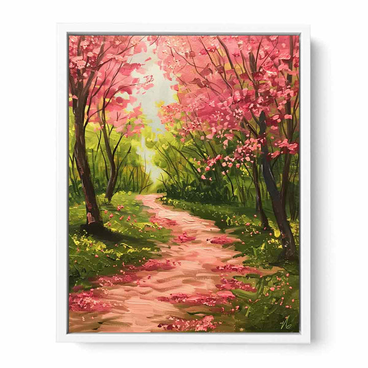 Spring Pathway Canvas Print