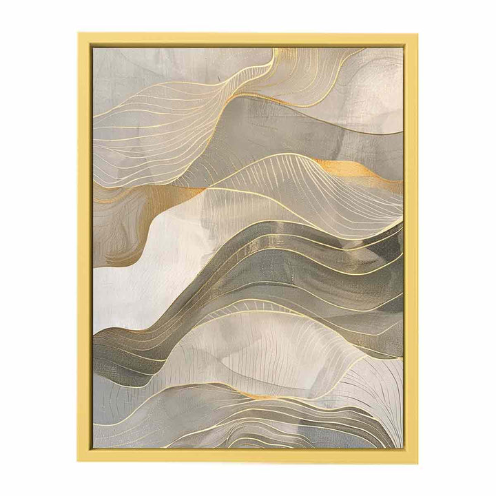 Gold Waves  Poster