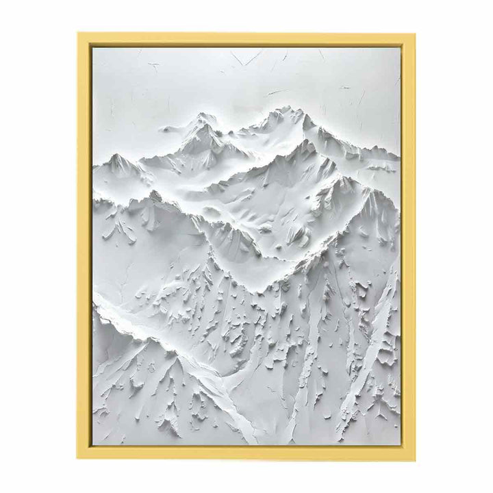  Snow Mountian Painting  Poster