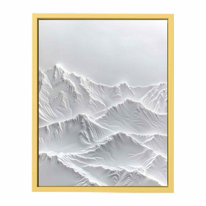  Snow Mountian Painting  Poster